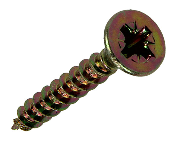 SPAANPLAATSCHROEVEN VZ KOP GEELVERZ. 4,0X25MM - 25ST