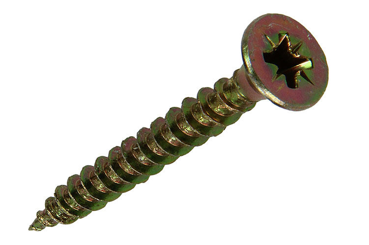 Spaanplaatschroeven Vz Kop Geel Vz 5,0x40mm - 200st