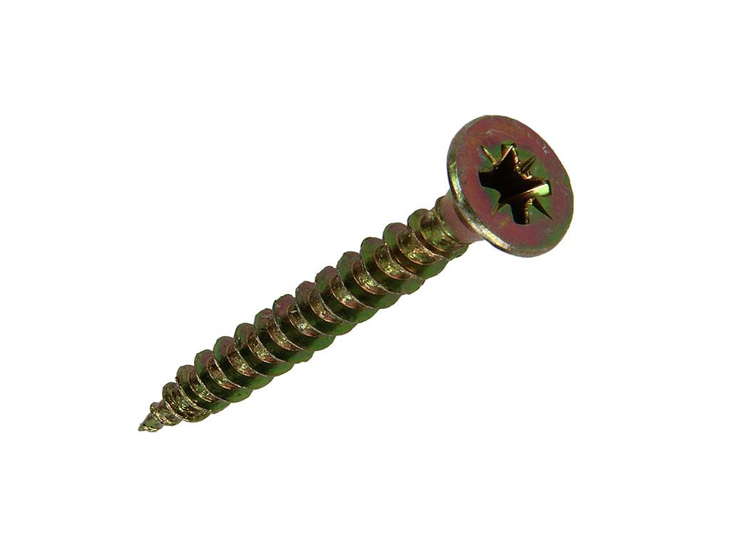 SPAANPLAATSCHROEVEN VZ KOP GEEL VZ 5,0X40MM - 200ST