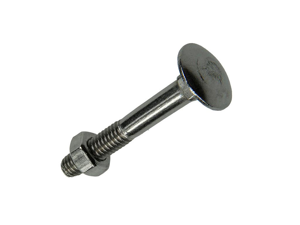 HOUTBOUTEN+MOEREN ROESTVRIJSTAAL M6X40MM - 4ST