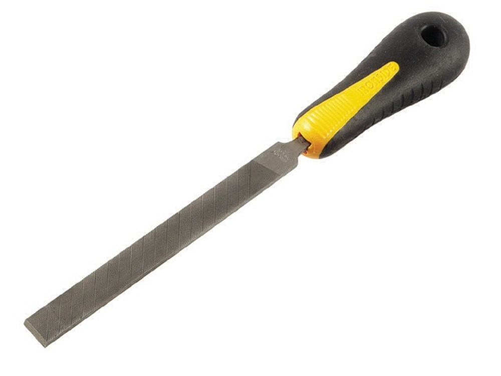 VIJL PLAT HALFZOET 150MM