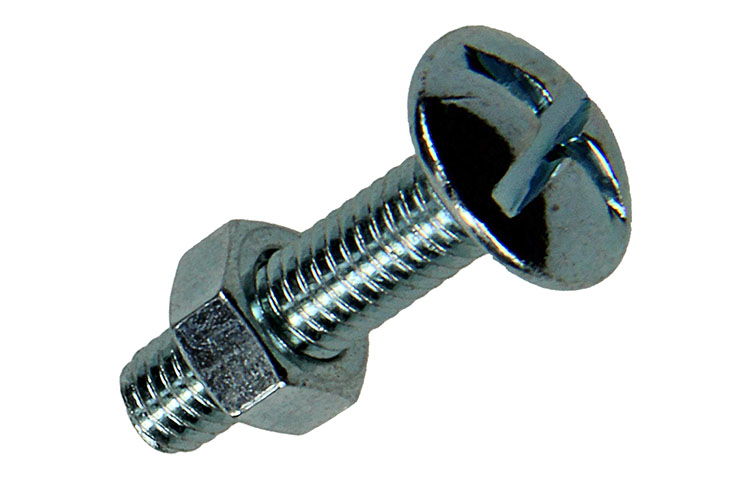 Kachelbouten+moeren Verzinkt M5x20mm - 15st