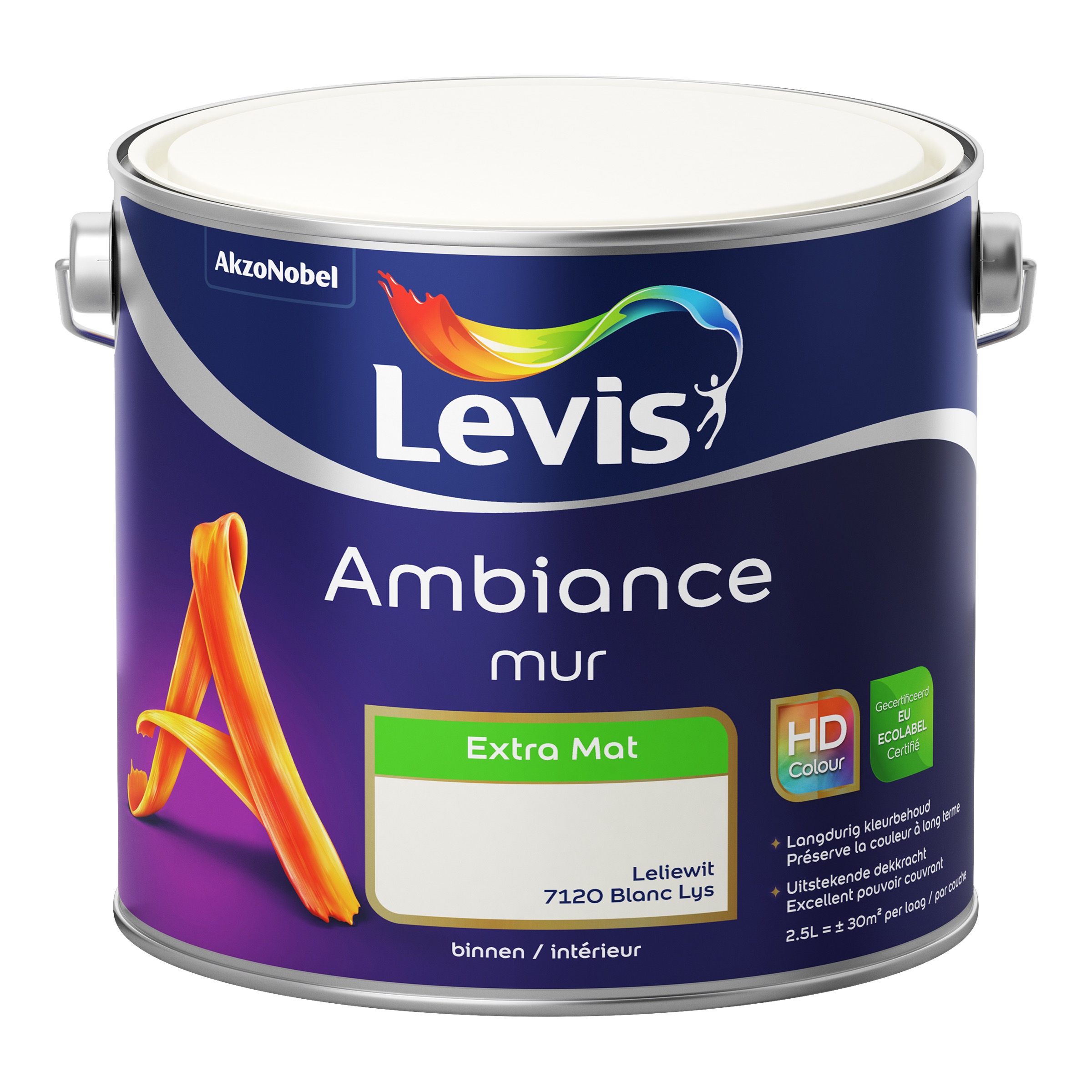 Muurverf Ambiance Mur Extra Mat Leliewit 2,5 L