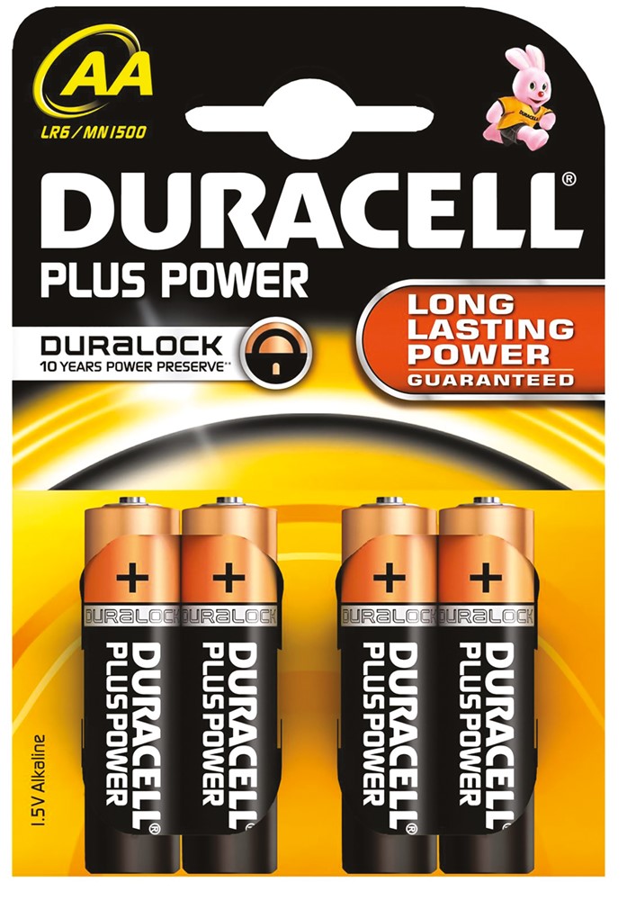 Pile Duracell 'plus Power'-  Type Aa / Lr6