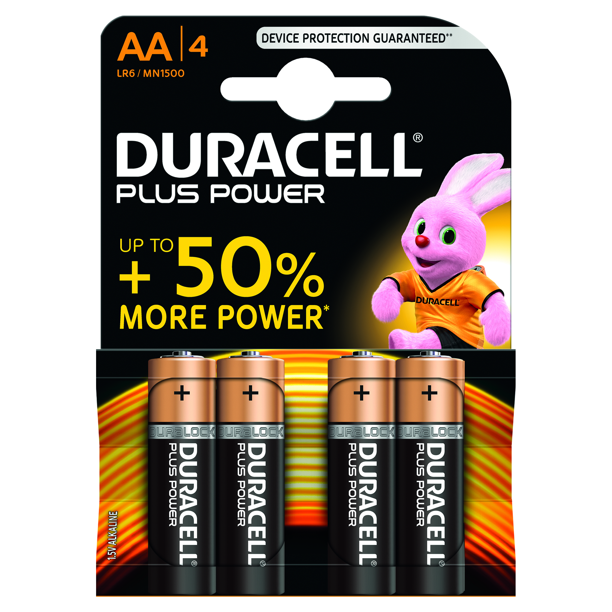 Alkaline Batterij Aa Plus Power 1.5v - 4st