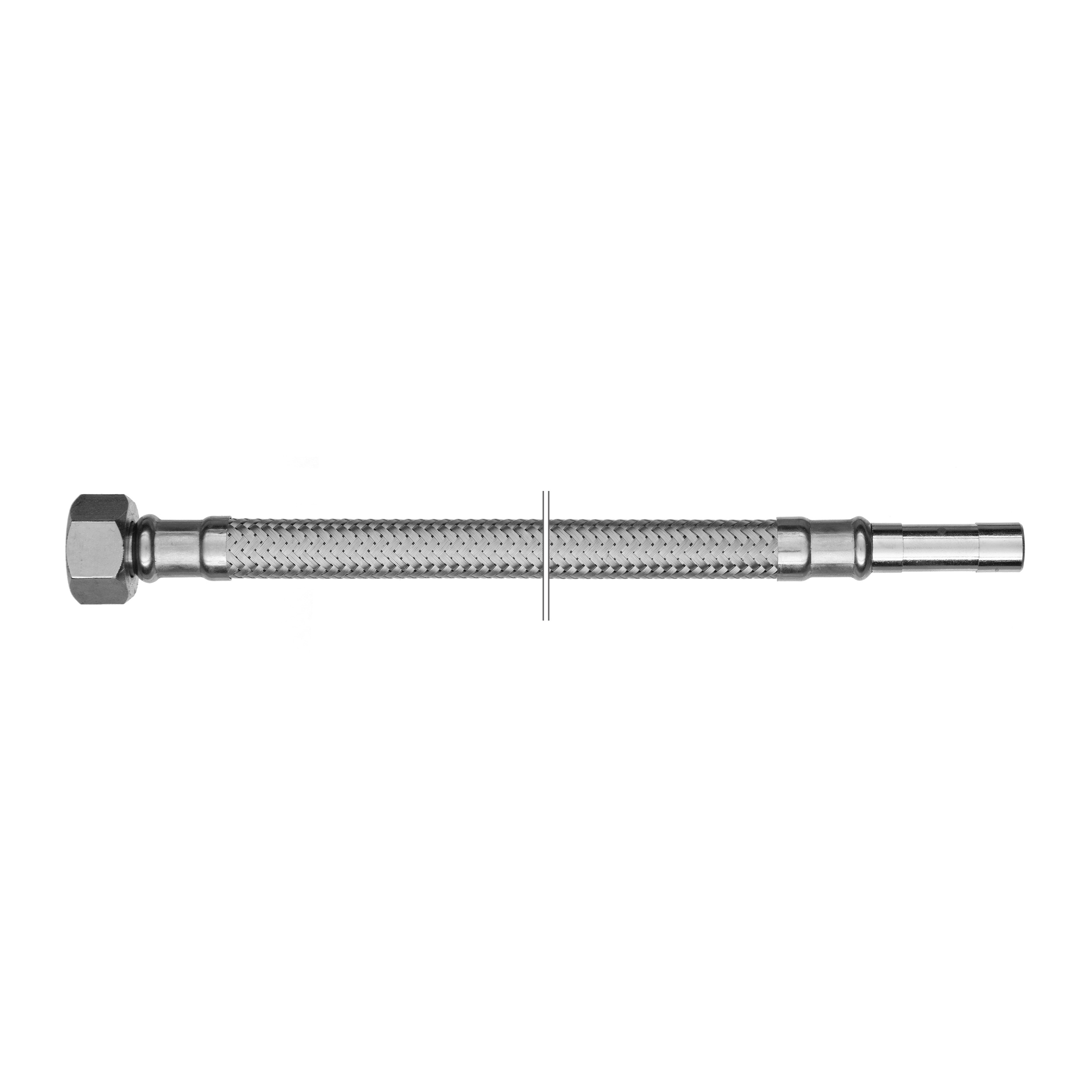Flexibele Slang Saniflex 50 Cm - 3/8'' F X 10 Mm Rubber