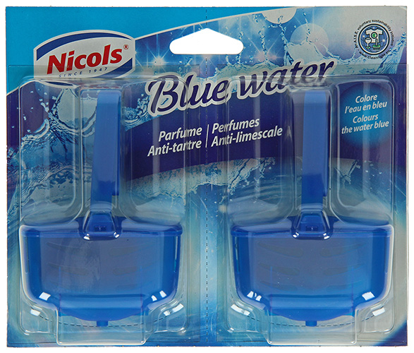 Bloc Wc Blue Water Parfume - 2 Pcs
