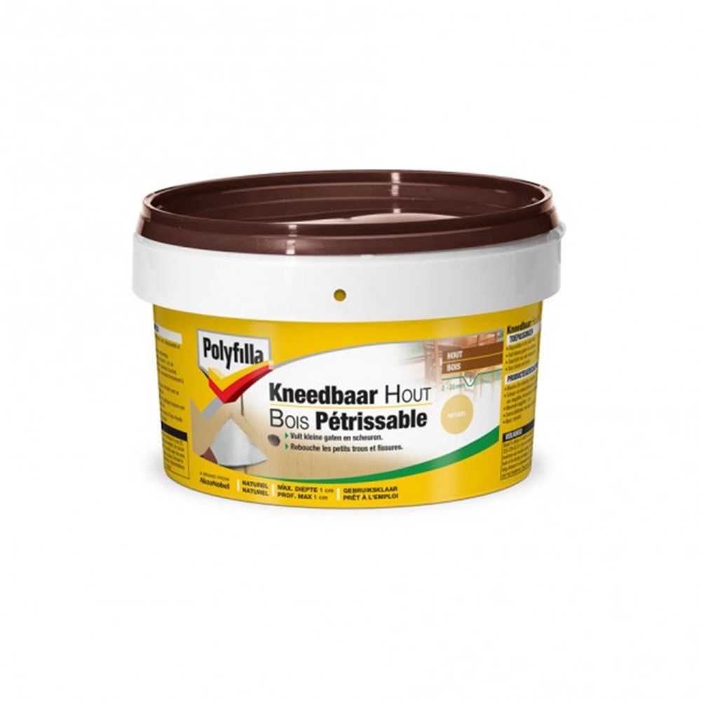 Kneedbaar Hout Naturel 500gr