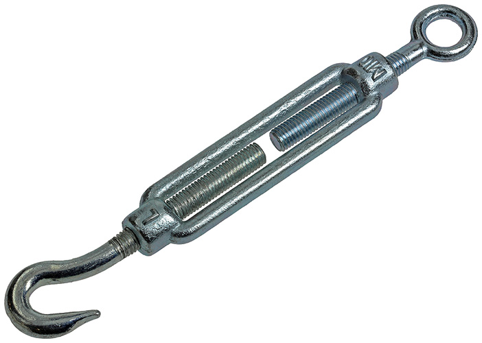 Spanner: Oog+haak Verzinkt M10x120mm K