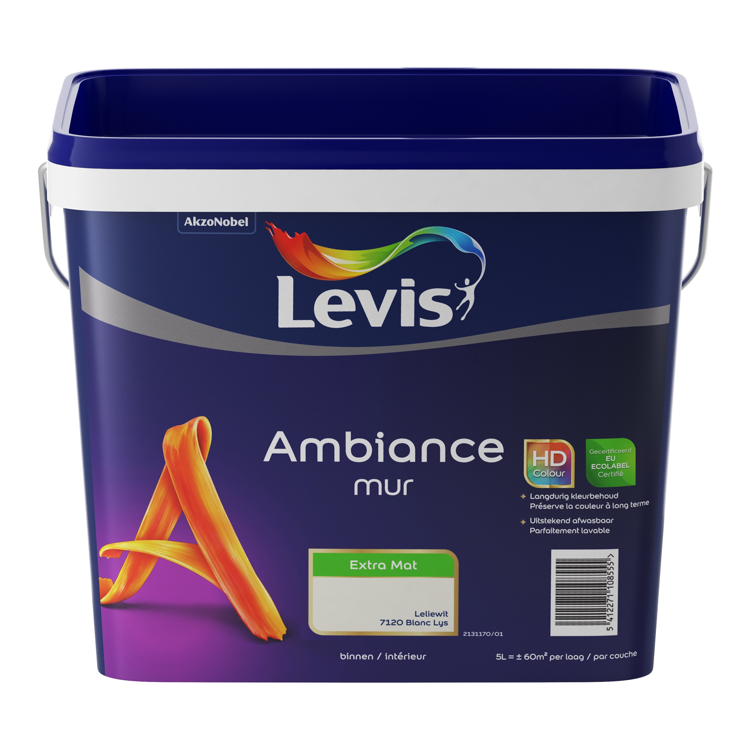 MUURVERF AMBIANCE MUR EXTRA MAT LELIEWIT 5 L
