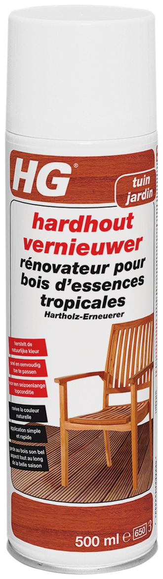 Hg Rénovateur Pour Bois D'essences Tropicales 500ml