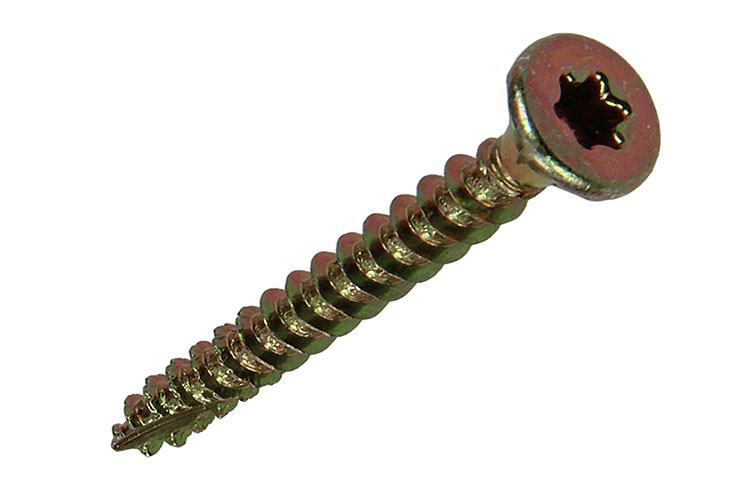 Spaanplaatschroeven Vz Kop-zelfb. Geelverz. 3,5x30mm - 75st