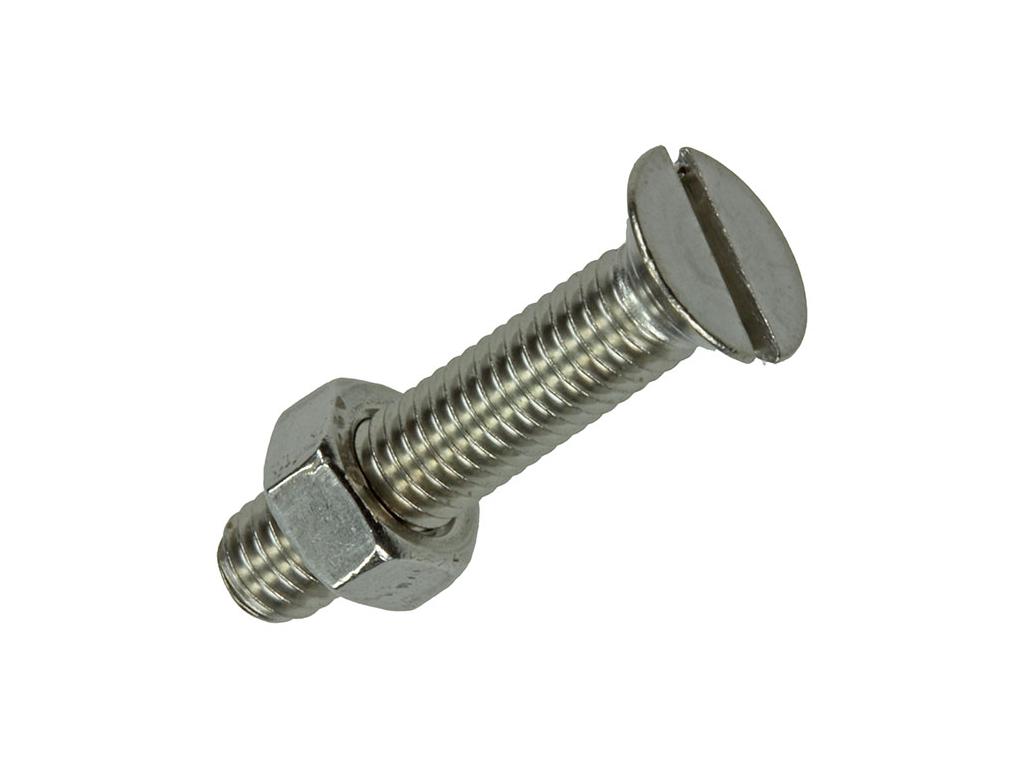 METAALSCHROEVEN VERZ. KOP+MOER RVS M5X25MM - 6ST