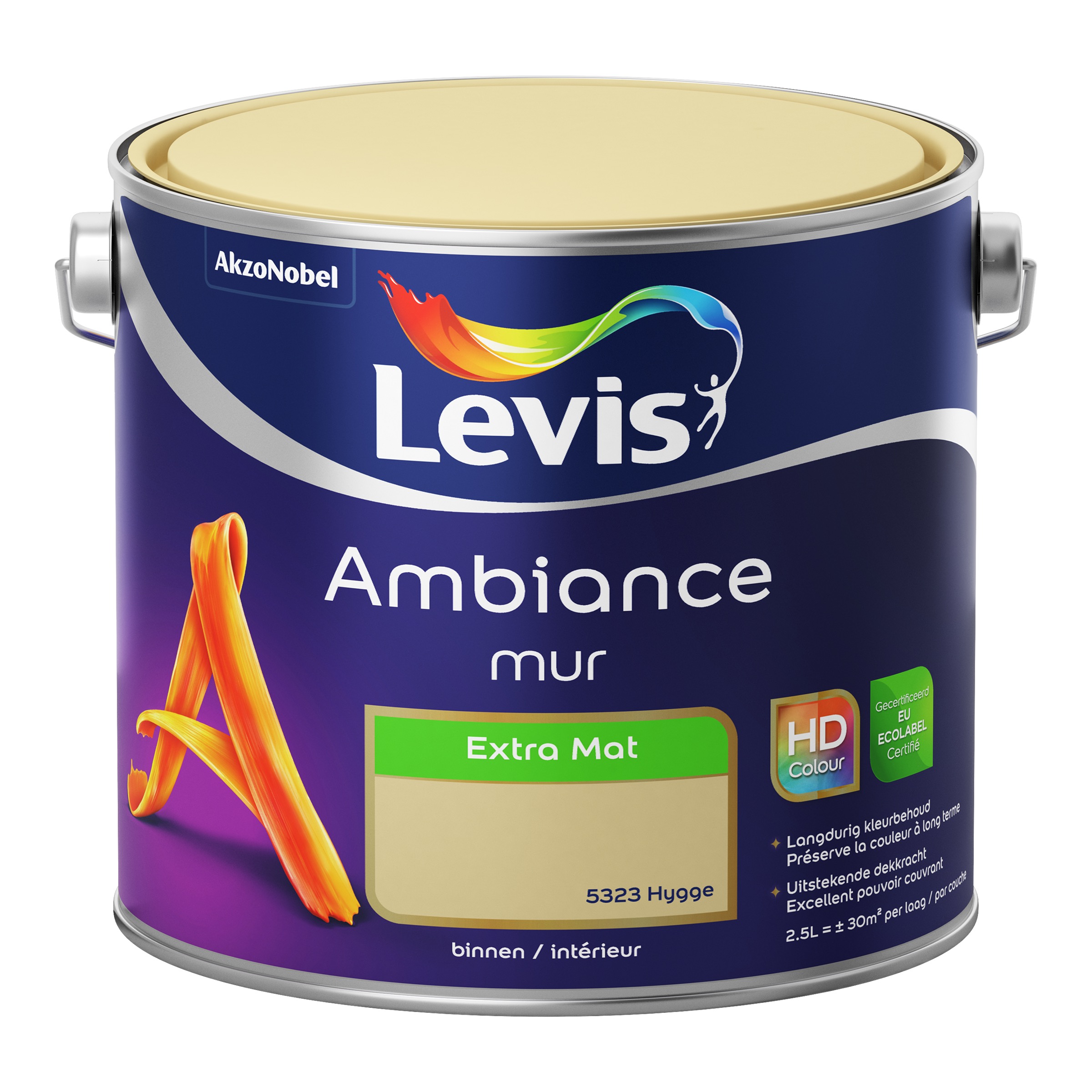 MUURVERF AMBIANCE MUR EXTRA MAT HYGGE 2,5 L