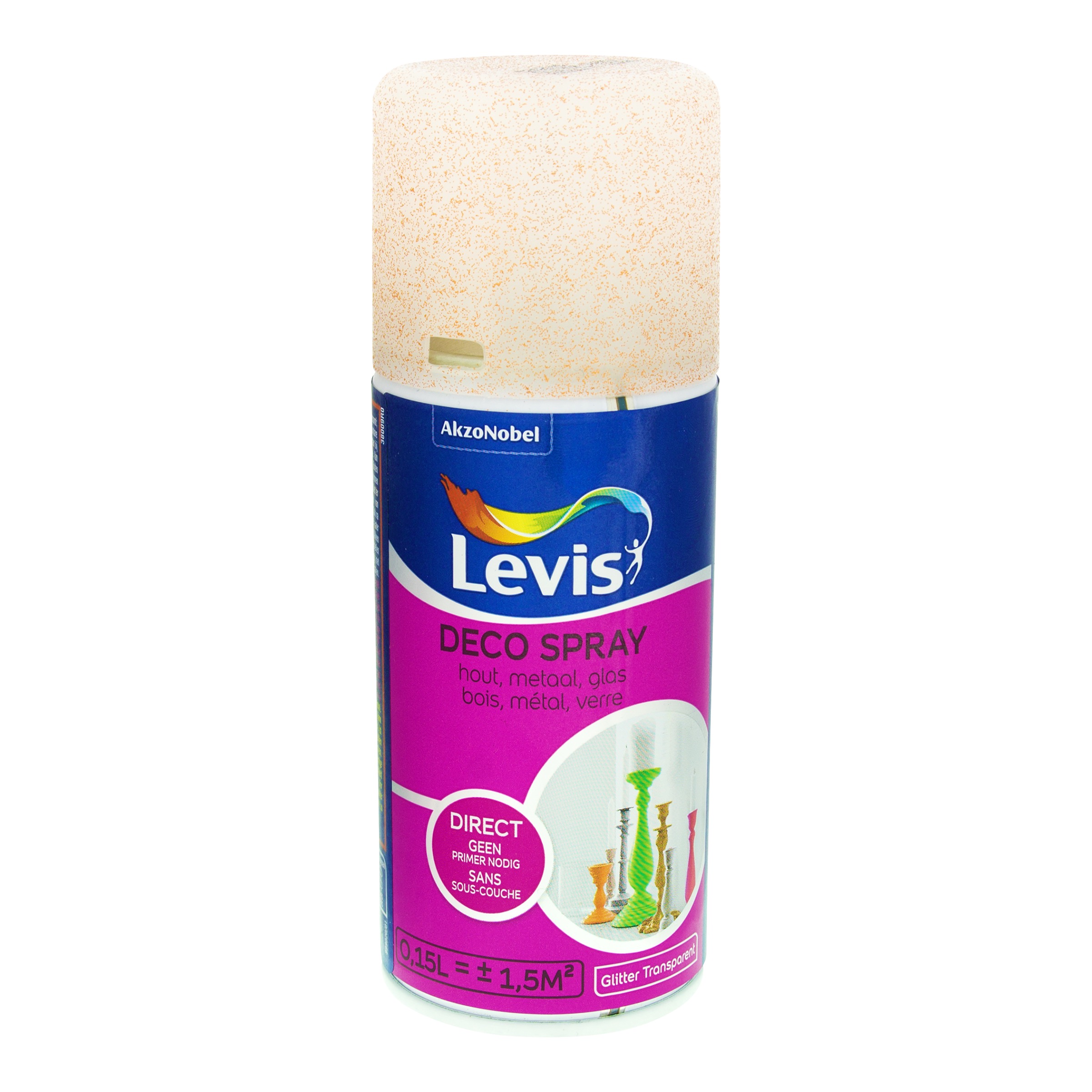 LAK DECO SPRAY GLITTER COPPER 150 ML